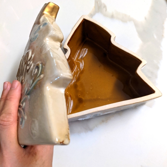 "HOPE" Decorative Ceramic Holiday Box with Lid - Picture 2 of 7